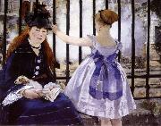 Edouard Manet Gare Saint-Lazare oil painting artist
